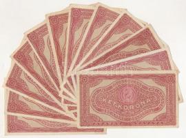 1920. 2K (12x) "2ab" csillagos sorszámmal T:II-III