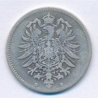 Német Birodalom 1873D 1M Ag T:3
German Empire 1873D 1 Mark Ag C:F
Krause KM#7