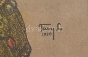 1920 Tary Lajos (1884-1972): "Elvettétek folyóinkat, elvettétek hegyeinket, ez legyen ezentúl M...