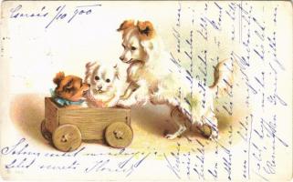 1900 Dogs. litho (EK)