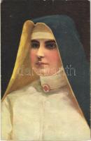 Unsere Schwester / Stengel art postcard s: Wilhelm Hunger (EK)