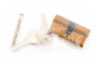 Sopron márkájú zárbetét (6 cm) 3 kulccsal és rogzítő csavarral. új állapotban