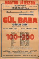 ~1950 Magyar Játékszín: János vitéz + 2 db Gül baba plakát, szakadásokkal
