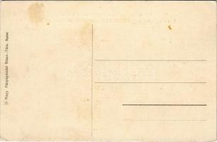 Katonáink átkelése a rögtönzött hídon / Landung unserer Soldaten über eine provisorische Brücke / WW...