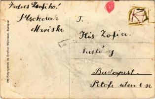 Az ellenség megközelítése / WWI Austro-Hungarian K.u.K. military, soldiers approach the enemy (b)