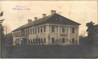 1940 Nyírábrány, Gróf Szapáry kastély. A tiszta jövedelem az újonnan építendő róm. kath. templom javára fordítjuk - photo  (fl)