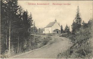 Szomolnok, Schmölnitz, Smolník; Máriahegyi kápolna. Fried Miksa kiadása / chapel