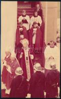 cca 1978-1990 II. János Pál pápa misén, fotó, 18x11 cm