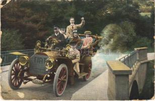1908 Fiat gépkocsi / Fiat vintage automobile (EK)
