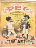 PEF - Porcelán-Email-Festék reklám plakát akasztóval