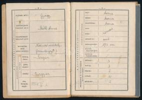 1943 Zsoldkönyv egyben személyazonossági igazolvány, fényképpel