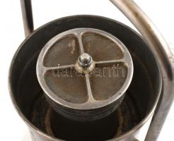 Kávéfőző üveg fedéllel, m: 34 cm