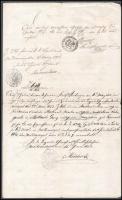 1858 Okmány okmánybélyeggel