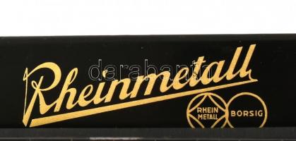 cca 1940 Rheinmetall írógép, szép állapotban, magyar billentyűzettel, dobozában