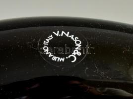 Nason muranói jegesmedve, matricával jelzett, hibátlan, 21×15,5 cm + kicsi jegesmedve, matricával je...