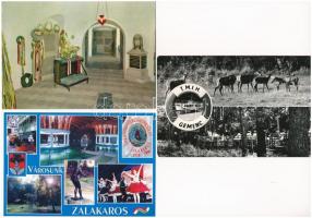 35 db MODERN magyar város képeslap / 35 modern Hungarian town-view postcards