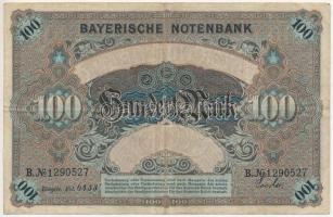 Német Birodalom / Bajorország 1900. 100M vízjeles papíron T:II-
German Empire / Bavaria 1900. 100 M...