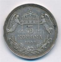 1909KB 5K Ag "Ferenc József" T:2- ph.
Adamo K7