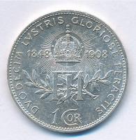 Ausztria 1908. 1K Ag "Ferenc József - Jubileum" T:1-,2
Austria 1908. 1 Corona Ag "Fr...
