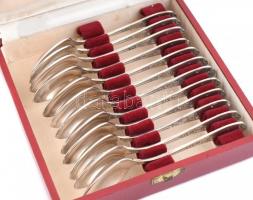 Sain Médard mokkás kanalak, jelzett, eredeti dobozában, 12 db