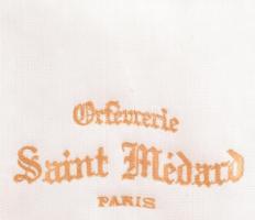 Sain Médard mokkás kanalak, jelzett, eredeti dobozában, 12 db