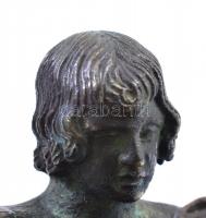 Tüskét szedő férfi, spiáter, jelzés nélkül, m: 14 cm