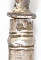 Ezüst(Ag) nyelű villák, 10 db, sérültek