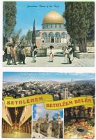50 db MODERN használatlan izraeli város képeslap / 50 modern unused Israeli town-view postcards