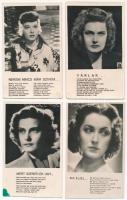 8 db RÉGI magyar Filmbolt motívum képeslap: színészek / 8 pre-1945 Hungarian motive postcards: actors and actresses