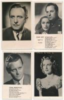 8 db RÉGI magyar Filmbolt motívum képeslap: színészek / 8 pre-1945 Hungarian motive postcards: actor...