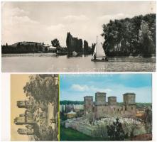 38 db MODERN nagy méretű képeslap: főleg külföldi városok / 38 modern big sized postcards: mostly European towns