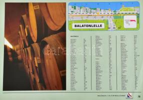 2007 Balatoni atlasz. 44 település részletes térképe, Indulástól a megérkezésig..., 1: 20.000, Hatva...