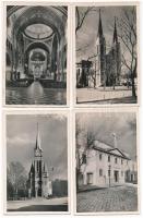 Szeged, templomok - 7 db régi képeslap / 7 pre-1945 postcards