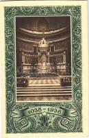 Szent István jubileumi év 1038-1938 + III. ORSZÁGOS MAGYAR BÉLYEGKIÁLLÍTÁS BUDAPEST 1938 So. Stpl. (non PC) (vágott / cut)