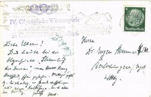 1936 Garmisch-Partenkirchen, IV. Olympischen Winterspiele. Zugspitzgruppe / 1936 Winter Olympics in ...
