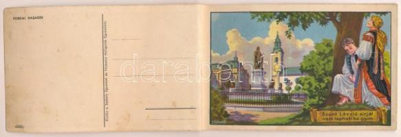 Hiányos irredenta képeslap füzet 5 képeslappal. Kiadja a Székely Egyetemi és Főiskolai Hallgatók Egy...