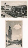 Székelyudvarhely, Odorheiu Secuiesc; - 2 db régi képeslap / 2 pre-1945 postcards
