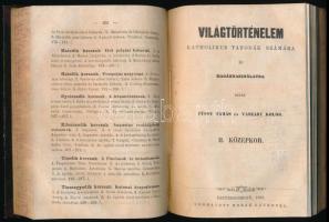 Füssy Tamás-Vaszary Kolos: Világtörténelem katholikus tanodák számára és magánhasználatra. I-III. kö...