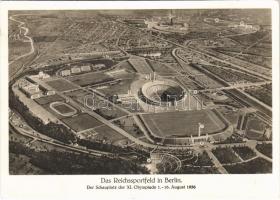 Olympische Spiele Berlin 1936. Reichssportfeld. Der Schauplatz der XI. Olympiade / 1936 Summer Olympics, National Sport Field, Olympic Stadium + So. Stpl. (EK)