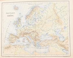 1873 Geographischer Schul-Atlas für Gymnasien, Real- und Handels-Schulen von B. Kozenn, Eduard Hölze...