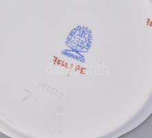 6 db Herendi petrezselyem mintás poháralátét. Kézzel festett, jelzett, hibátlan. d: 8 cm