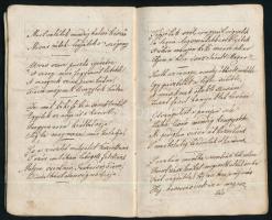 1852-1856 Kézzel írt versgyűjtemény