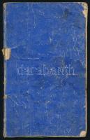 1852-1856 Kézzel írt versgyűjtemény