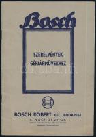 cca 1930 Bosch Robert Kft. Bosch szerelvények gépjárművekhez, 32p