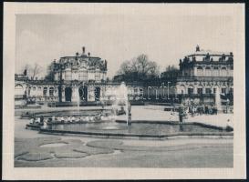 cca 1960 Der Dresdner Zwinger. 5 db vászonfotó mappában. 16x24 cm