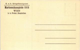 Marine-Schauspiele 1918. Ragusa. Ausführung Prof. H. Kautsky u. F. Rottonara Wien / WWI Austro-Hunga...