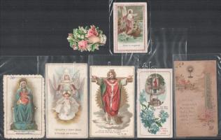 cca 1890-1933 Régi szentképek, 17 db, közte litho is