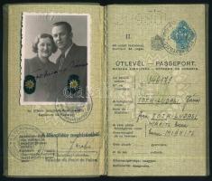 1938 Magyar Királyság által kiállított fényképes útlevél