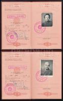 1963 Magyar Népköztársaság által kiállított 2 db útlevél házaspár részére