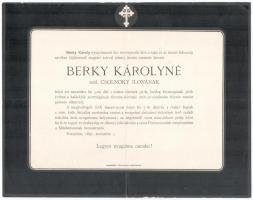 1876-1904 Csolnoky/Cholnoky család 
tagjának gyászjelentése: Csolnoky Ferenc (1808-1876) Veszprém v...